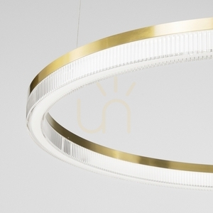 Taklampa Ideallux CROWN svart LED 80 cm 365015 small 2