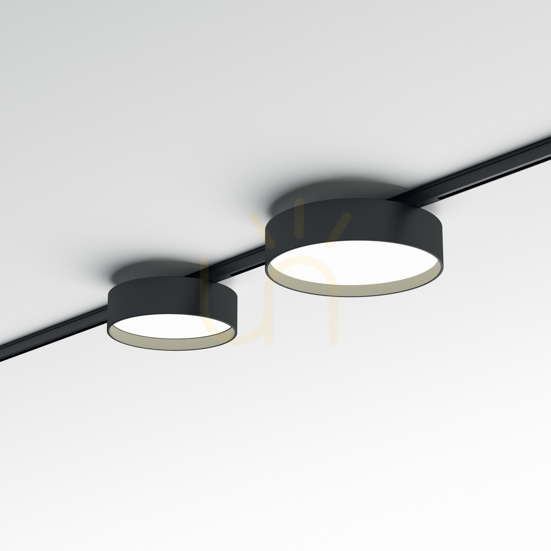 Utsikt Spårljus Ideallux DEVA 370019 svart LED 10W 4000K Ø11,3 cm Spårljus Ideallux DEVA 370019 svart LED 10W 4000K Ø11,3 cm