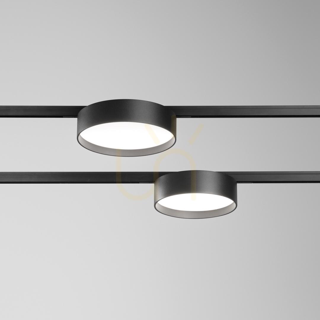 Utsikt Spårljus Ideallux DEVA 370057 svart LED 15W 4000K Ø11,3 cm Spårljus Ideallux DEVA 370057 svart LED 15W 4000K Ø11,3 cm