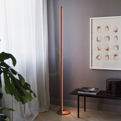 Kontrollera Golvlampa Ideallux DORICA grå LED dimbar 190 cm 366210