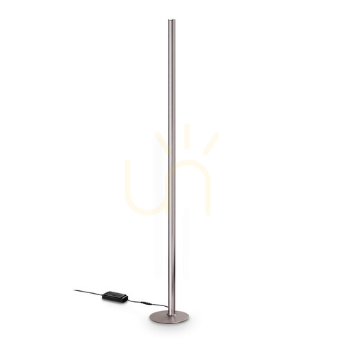 Kontrollera Golvlampa Ideallux DORICA grå LED dimbar 190 cm 366210
