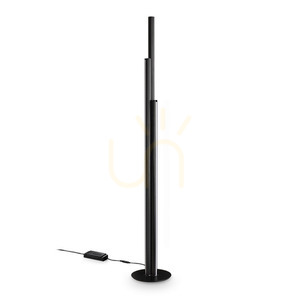 Stående lampa Ideallux DORICA svart LED dimbar 190 cm 366234 small 0