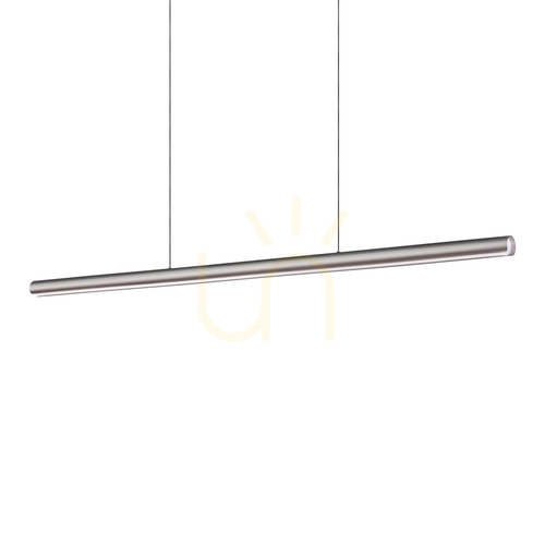 Kontrollera Pendellampa Ideallux DORICA grå LED ring Ø140 cm 366463