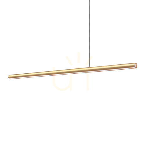 Kontrollera Taklampa Ideallux DORICA koppar LED 140 cm 366432