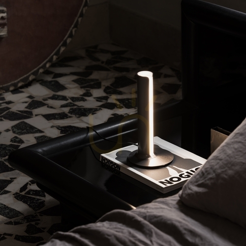 Kontrollera Bordslampa Ideallux DORICA 362557 koppar Ø13 cm