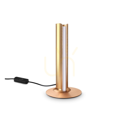 Kontrollera Bordslampa Ideallux DORICA 362557 koppar Ø13 cm