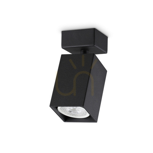 Kontrollera Vägglampa Ideallux Dynamite 371191 svart GU10 aluminium 14,1 cm