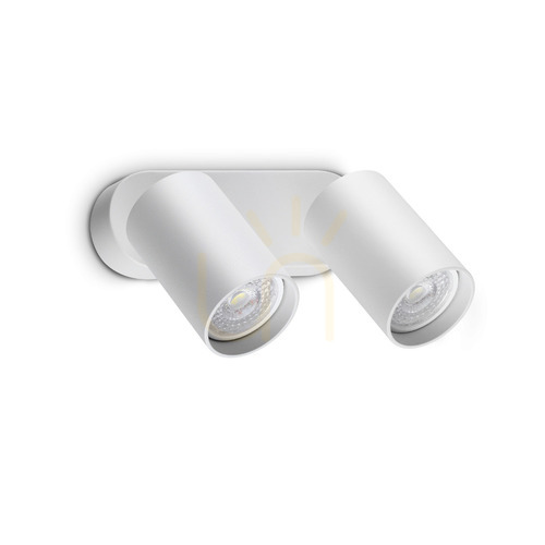 Kontrollera Vägglampa Ideallux DYNAMITE vit 2xGU10 16,5 cm 367378