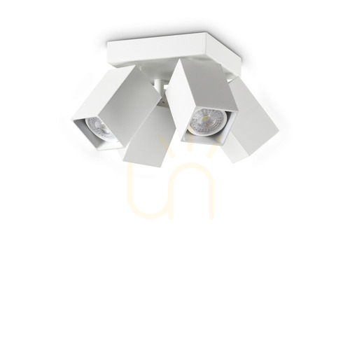 Kontrollera Plafond Ideallux DYNAMITE vit 4xGU10 13,5 cm 367446