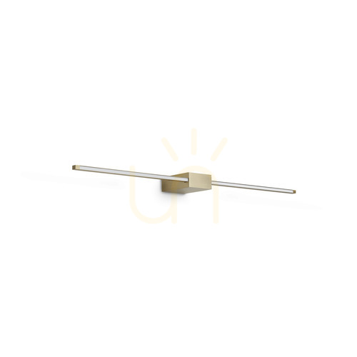 Kontrollera Vägglampa Ideallux ESSENCE mässing Ø75 cm LED 12W 3000K 371689
