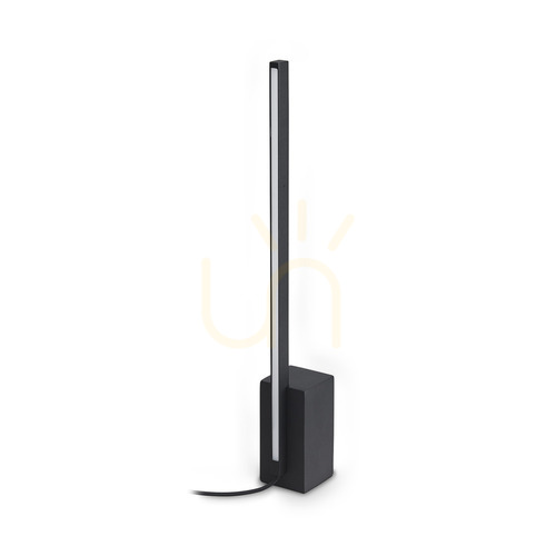 Kontrollera Bordslampa Ideallux ESSENCE svart LED 12W 3000K 39,5 cm 371900