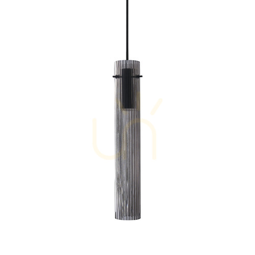 Kontrollera Pendellampa Ideallux FLAM krom glas LED 10W Ø6,6 cm 353883