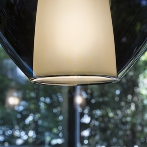 Taklampa Ideallux Kalique tonat glas krom Ø18 cm 359984 small 4