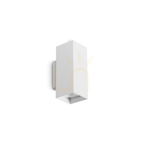 Kontrollera Vägglampa Ideallux LOOK 370194 vit GU10 upp/ned aluminium 2-ljus