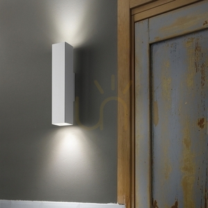 Vägglampa Ideallux LOOK 370231 mässing 2xGU10 Ø6 cm small 1