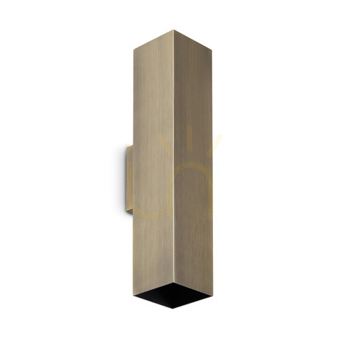 Kontrollera Vägglampa Ideallux LOOK mässing 2xGU10 370392