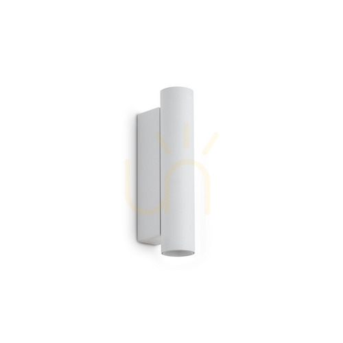 Kontrollera Vägglampa Ideallux LOOK 370552 vit LED 3000K 2-ljus