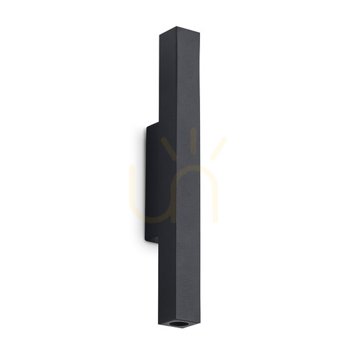 Kontrollera Vägglampa Ideallux LOOK 370774 svart LED 3000K 2 ljuspunkter 30 cm