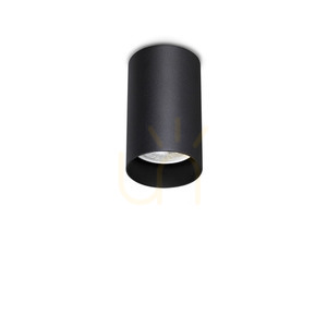 Plafond Ideallux LOOK svart GU10 Ø6 cm 353821 small 0
