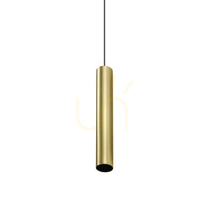 Pendellampa Ideallux LOOK mässing GU10 Ø4 cm 371580 0 Pendellampa Ideallux LOOK mässing GU10 Ø4 cm 371580 small 0