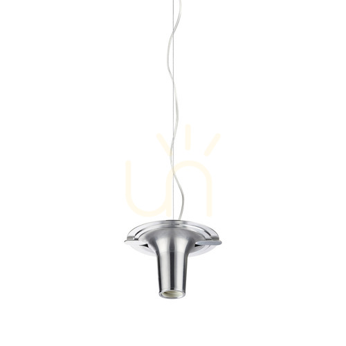 Kontrollera Pendellampa Ideallux MAPA 368276 silver Ø17 cm