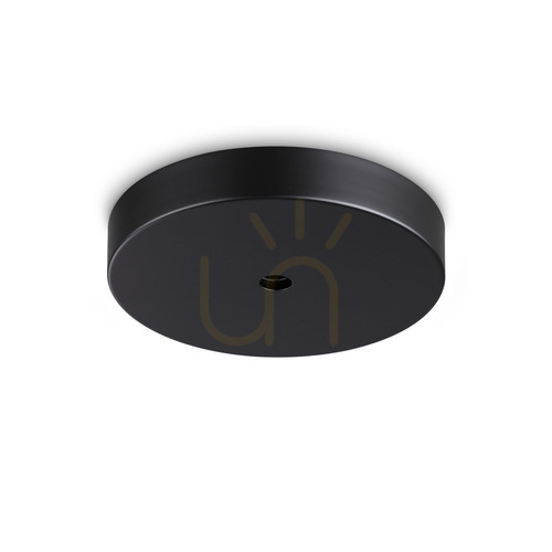 Kontrollera Takplafond Ideallux MAPA svart aluminium/glas Ø28 cm 371788