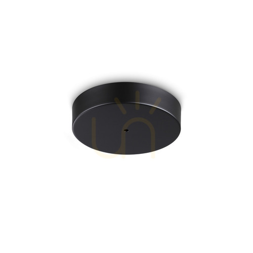 Kontrollera Tillbehör Ideallux MAPA svart aluminium/metall/glas Ø22 cm 368757