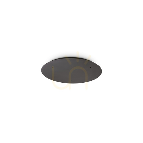 Kontrollera Takplafond Ideallux MAPA svart Ø30 cm aluminium 371962