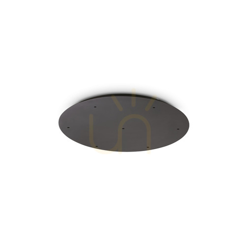 Kontrollera Plafond Ideallux MAPA svart Ø50 cm 371986