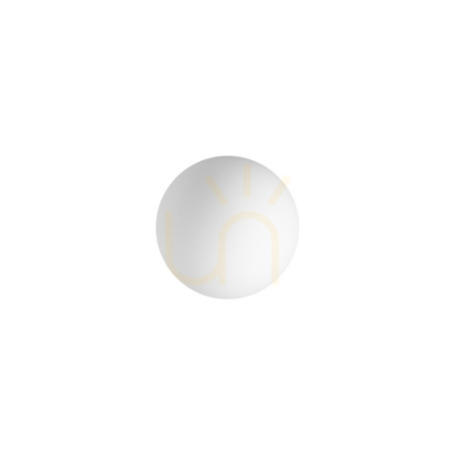 Kontrollera Glaskupa Ideallux MAPA vit glas Ø10 cm 369174