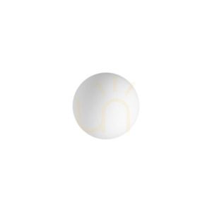 Glaskupa Ideallux MAPA vit glas Ø10 cm 369174 small 0