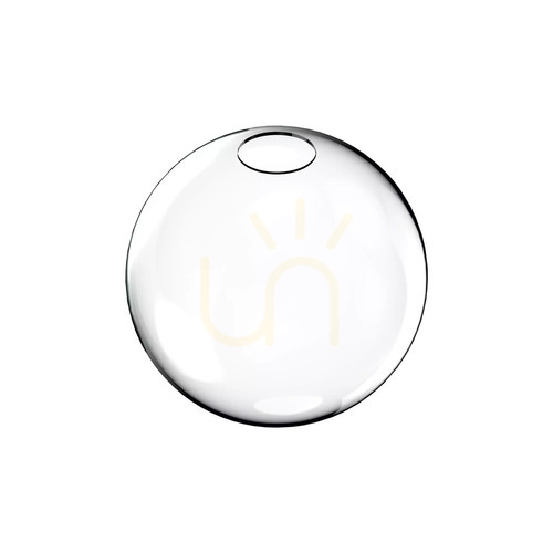 Kontrollera Glaskupa Ideallux MAPA transparent glas Ø30 cm 369440