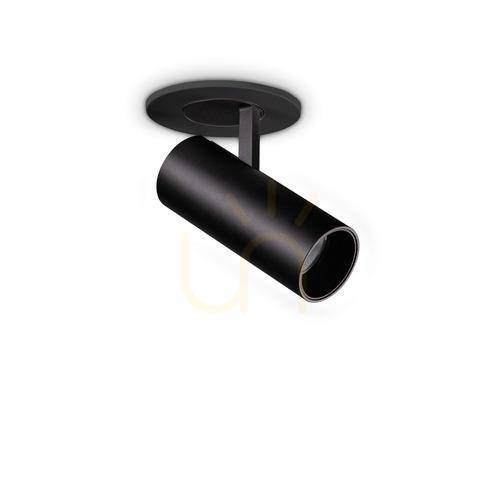Kontrollera Infälld spotlight Ideallux NOVA 364360 svart LED 6W 3000K Ø6,8 cm