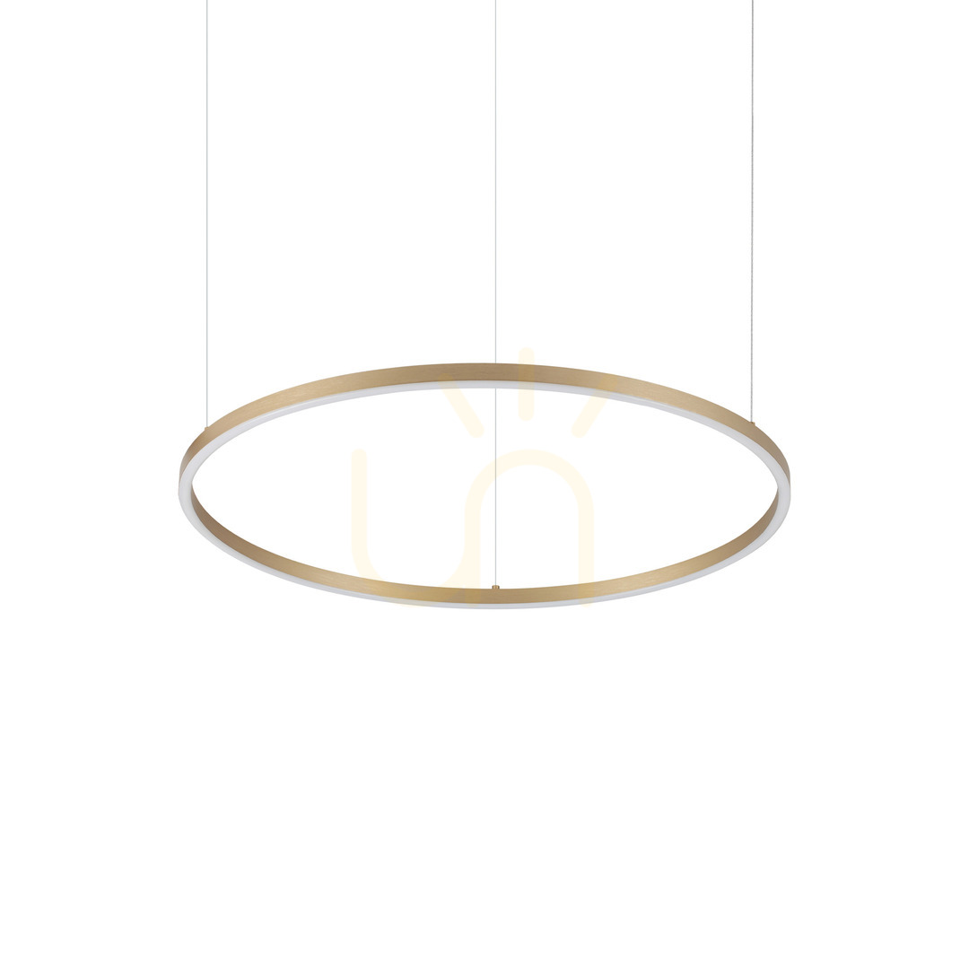 Kontrollera Pendellampa Ideallux Oracle Slim mässing Ø70 cm LED 3000K 370446 Pendellampa Ideallux Oracle Slim mässing Ø70 cm LED 3000K 370446