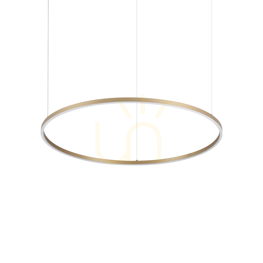 Kontrollera Pendellampa Ideallux Oracle Slim mässing Ø90 cm LED 3000K 370514 Pendellampa Ideallux Oracle Slim mässing Ø90 cm LED 3000K 370514