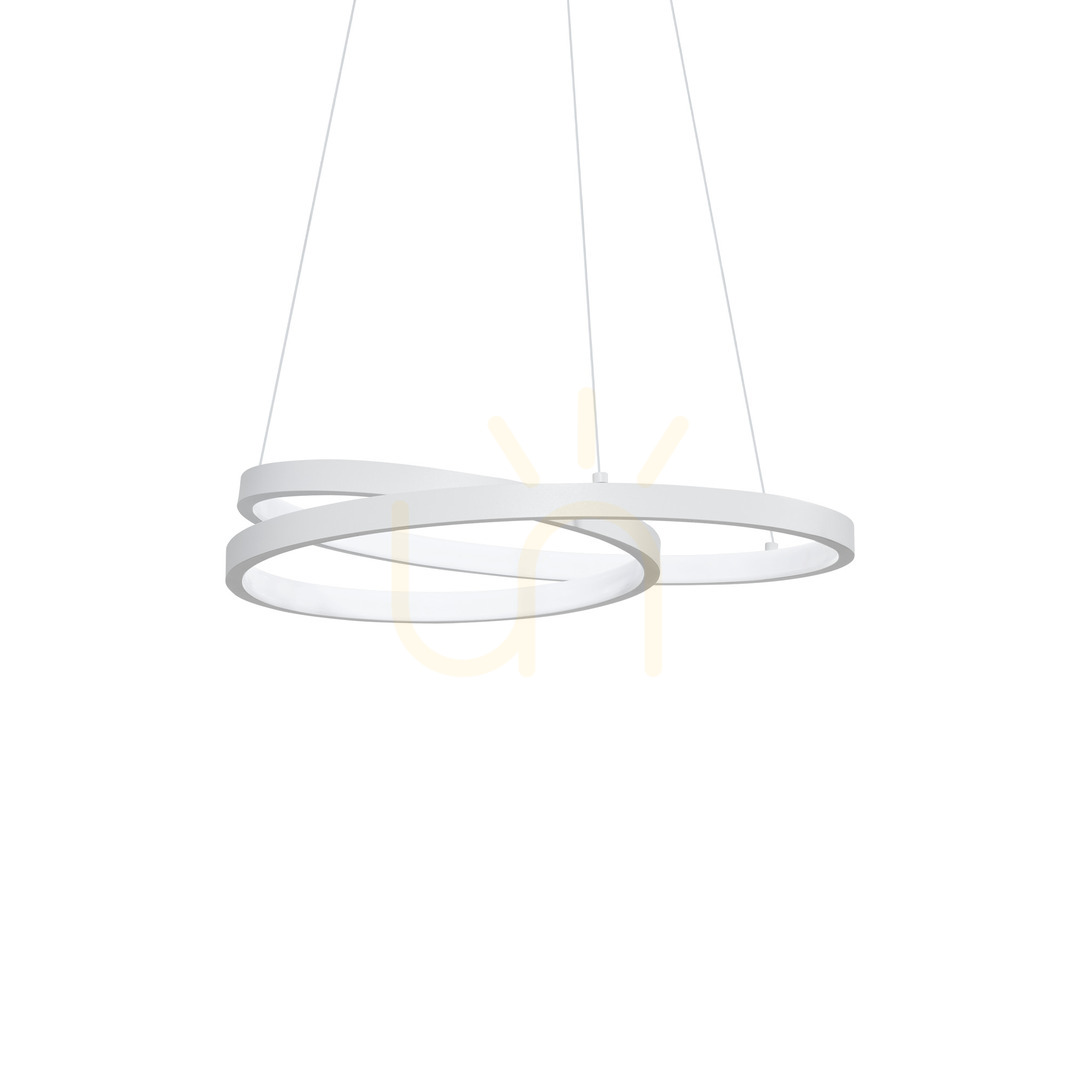 Kontrollera Pendellampa Ideallux OZ vit Ø40 cm LED 3000K 352435 Pendellampa Ideallux OZ vit Ø40 cm LED 3000K 352435