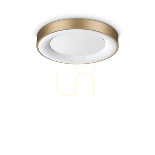 Kontrollera Plafond Ideallux Planet 351773 LED 20W mässing Ø40 cm