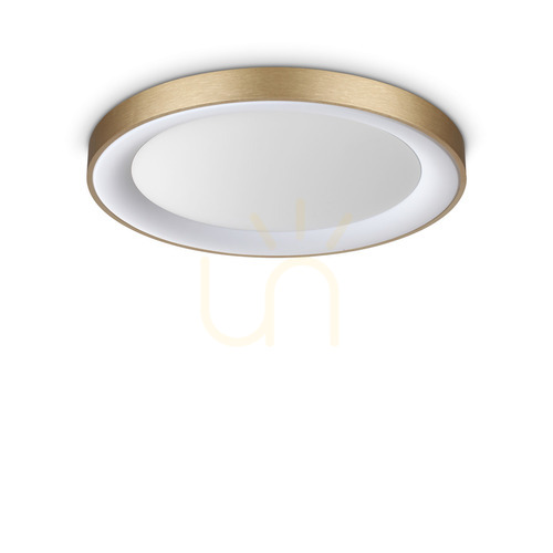 Kontrollera Plafond Ideallux Planet 370668 mässing Ø60 cm LED 29W