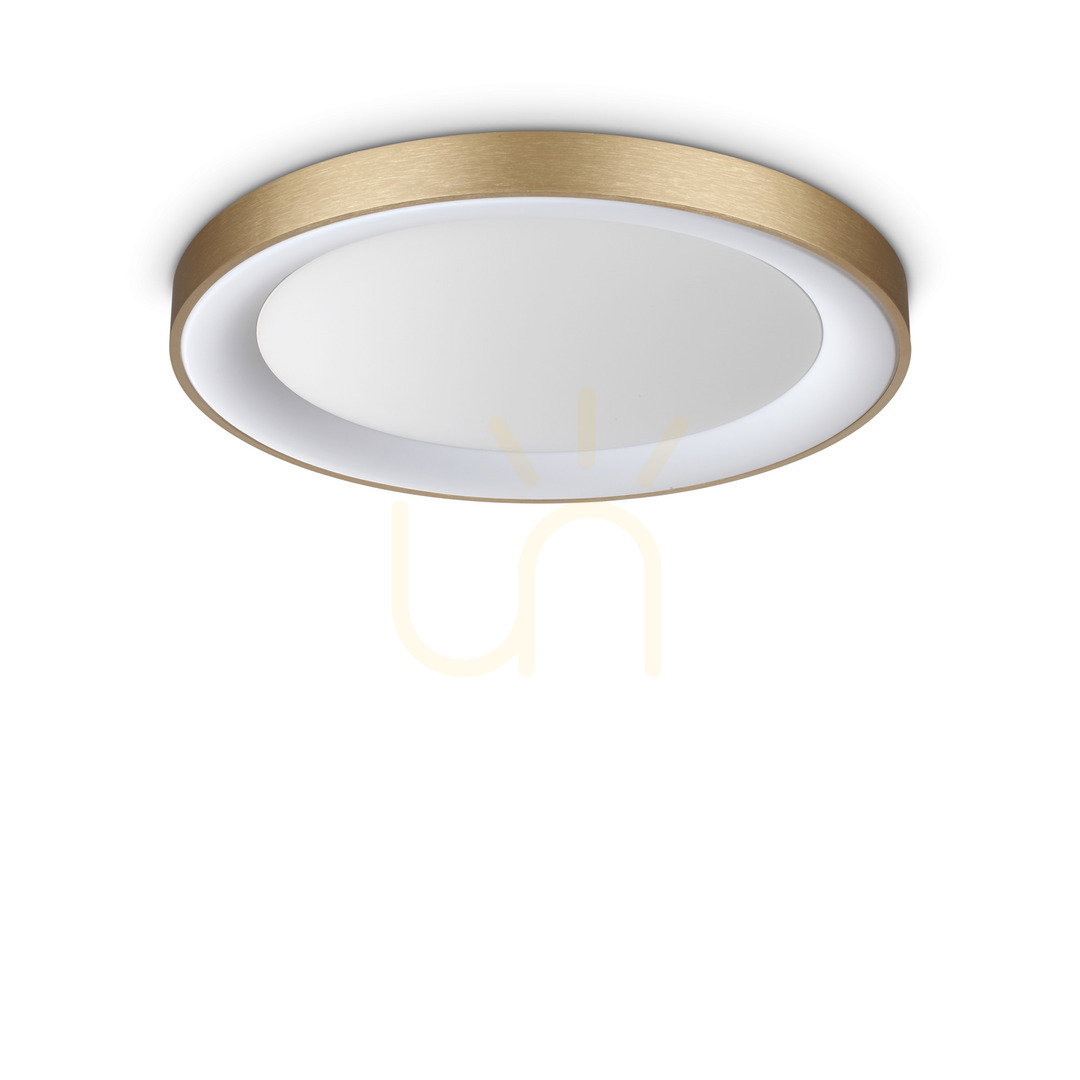 Kontrollera Plafond Ideallux Planet 370668 mässing Ø60 cm LED 29W Plafond Ideallux Planet 370668 mässing Ø60 cm LED 29W