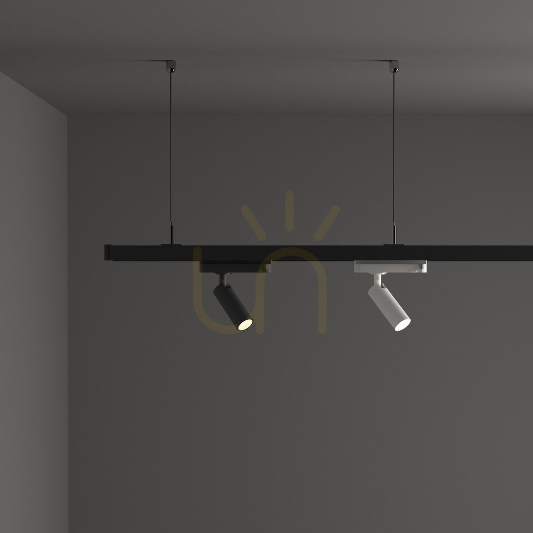 Utsikt Spårljus Ideallux Play svart LED 13W 3000K 370927 Spårljus Ideallux Play svart LED 13W 3000K 370927