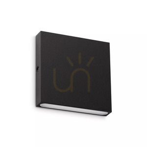 Utomhus vägglampa Ideallux POST-IT brun LED 3W IP65 8 cm 335896 small 2