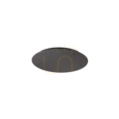 Kontrollera Takrosett Ideallux ROSONE svart aluminium Ø45 cm 364858
