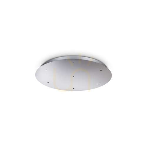 Kontrollera Takrosett Ideallux ROSONE krom Ø50 cm 344287