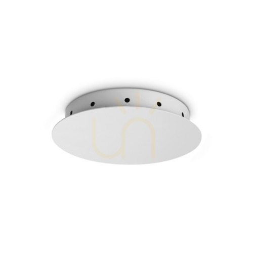 Kontrollera Takkåpa Ideallux ROSONE vit aluminium Ø18 cm 370729