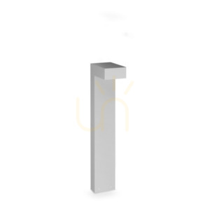 Utomhuslampa stolpe Ideallux Sirio 365374 grå IP65 60 cm small 0
