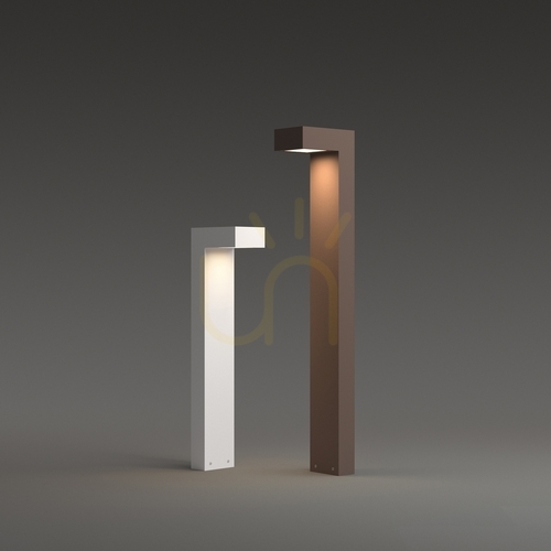 Kontrollera Utomhuslampa stolpe Ideallux SIRIO 365411 grå IP65 80 cm