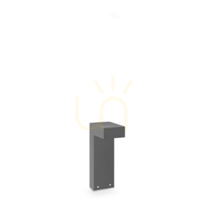 Utomhuslampa stående Ideallux SIRIO 369860 antracit IP65 30 cm small 0