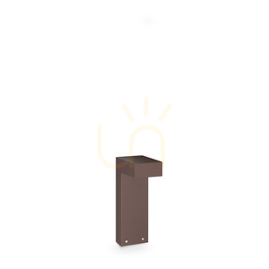 Utomhuslampa stående Ideallux SIRIO brons IP65 Ø10 cm 369884 small 0