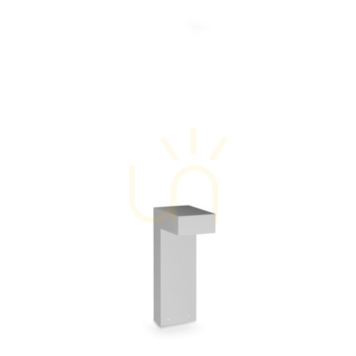 Kontrollera Utomhuslampa stolpe Ideallux Sirio grå IP65 Ø10x30 cm 369891