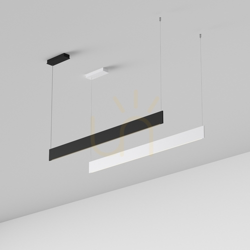 Kontrollera Skenarmatur Ideallux STEEL svart Ø120 cm 3000K 24W 368771